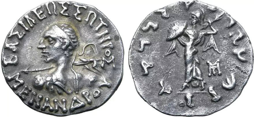 Regno indo-greco, Menandro, 165/55-130 a.C. circa