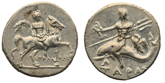 Calabria. Tarentum. Punic occupation, circa 212-209 BC