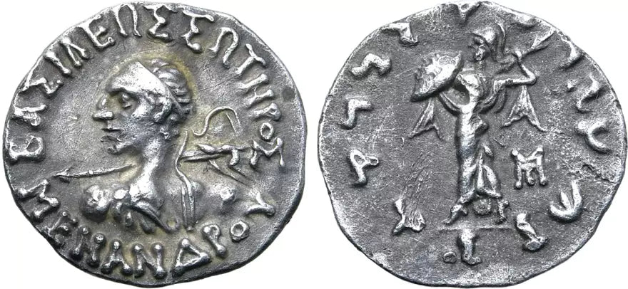 הממלכה ההודית-יוונית, מננדר (בערך 165/55-130 לפנה"ס)