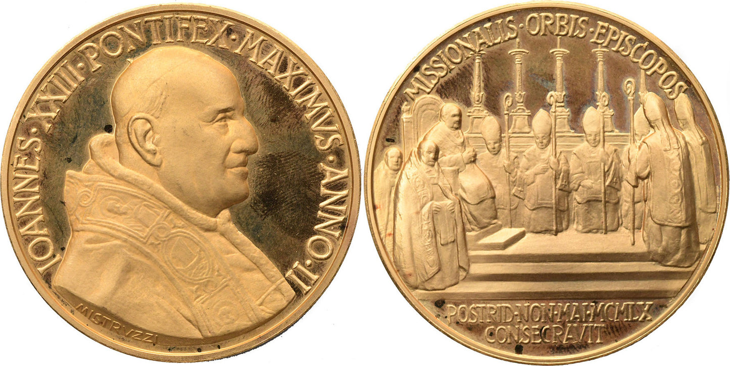ヨハネ二十三世。ローマ法王 1958-1963 メダル